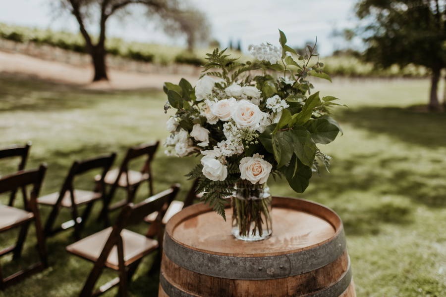 Winery Wedding Setting
