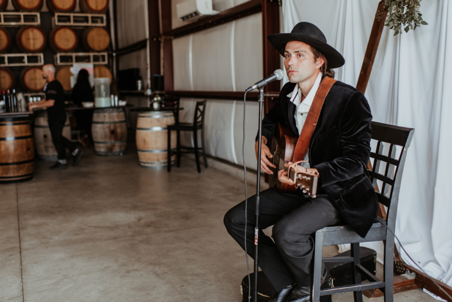 Nathan North Music at Wedding Reception
