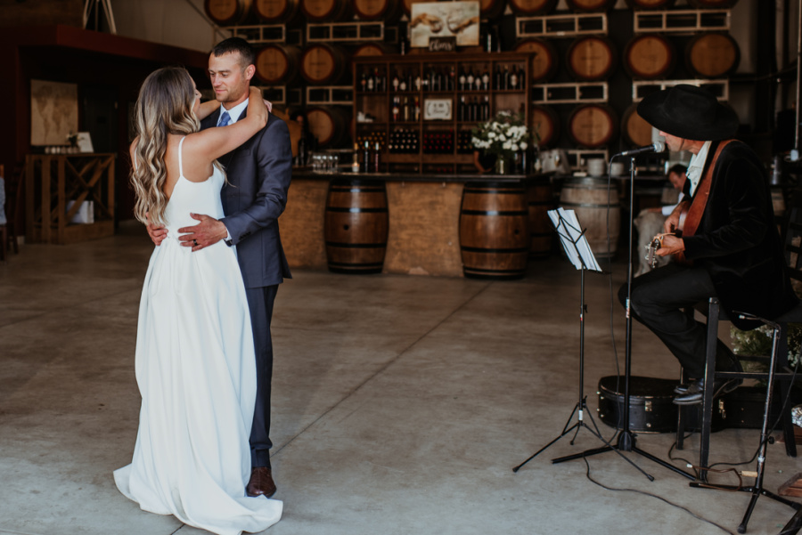 Bride and Groom first dance