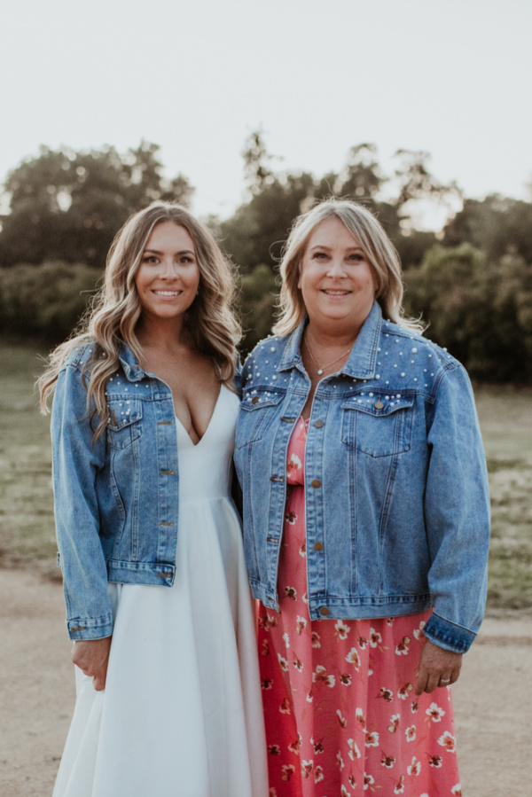 Mom and bride
