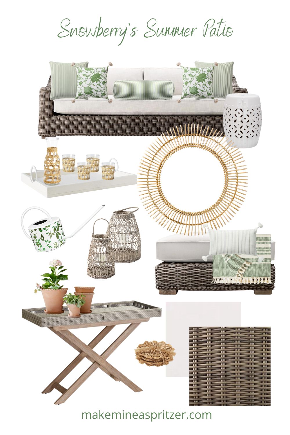 Summertime Patio Pin Collage