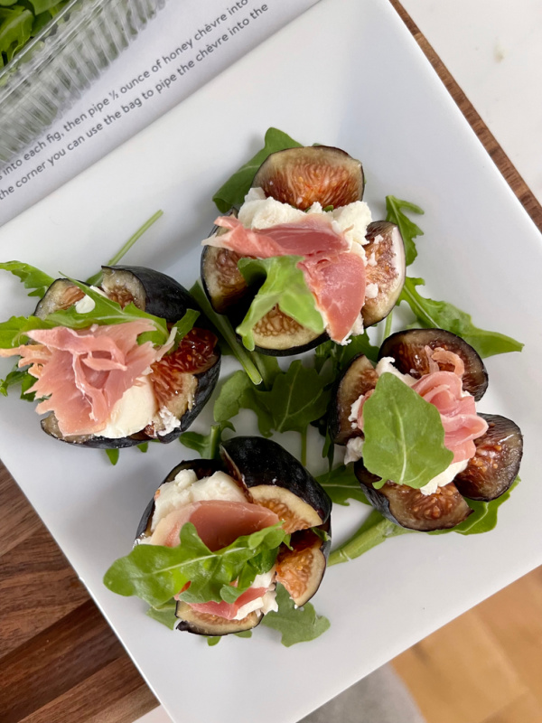 Fig and Goat Cheese Bites