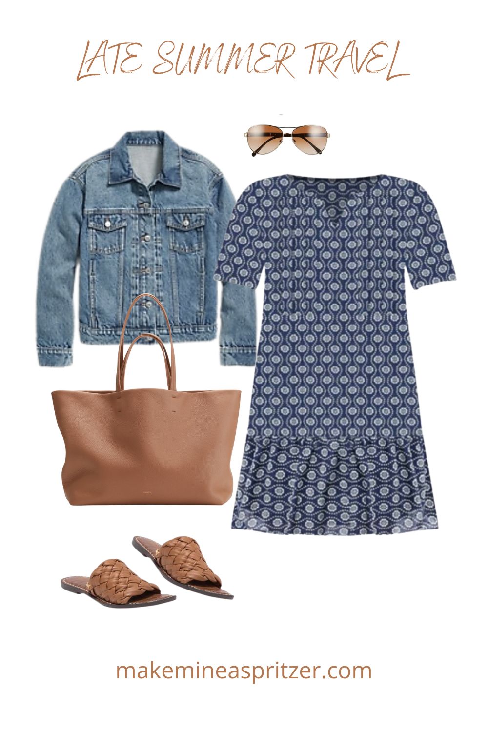 Loft Flounce Dress Collage