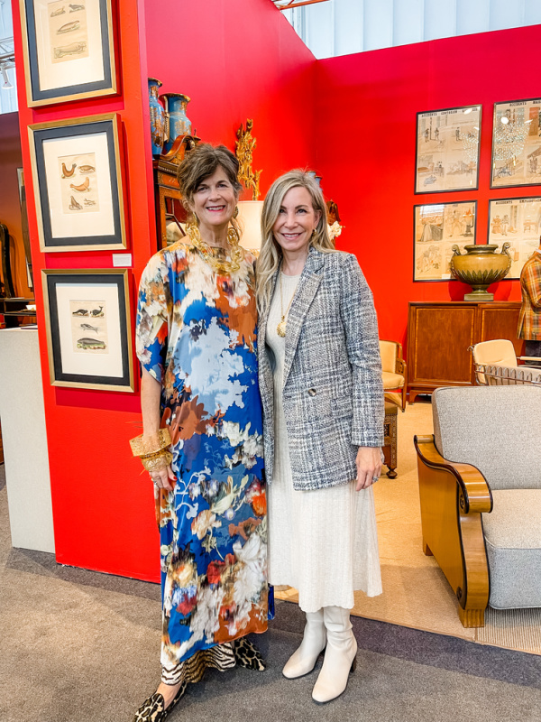 Two women at the San Francisco Fall Show.