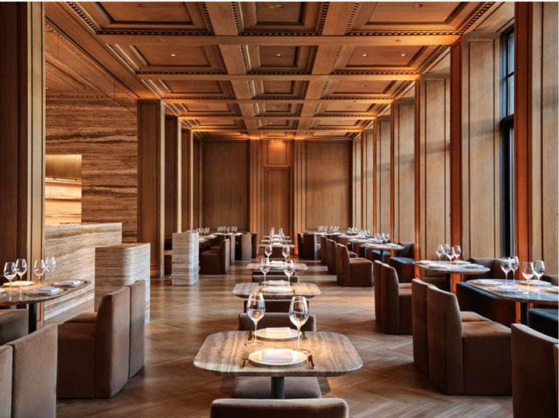 RH Guesthouse Dining Room.