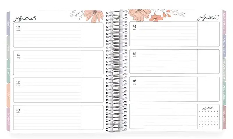 Erin Condren LifePlanner Horizontal Layout.