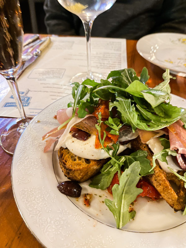 Burrata at Main Street Kitchen