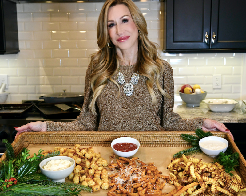 Crazy Blonde Life French Fry Bar.