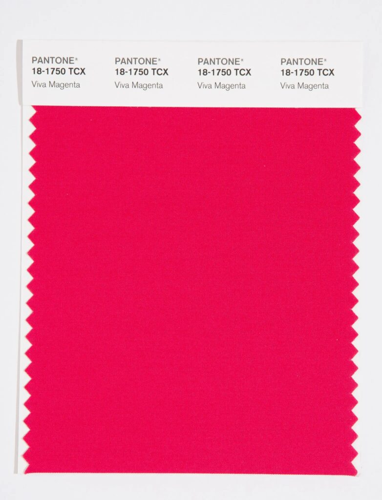 Viva Magenta color of the year 2023.