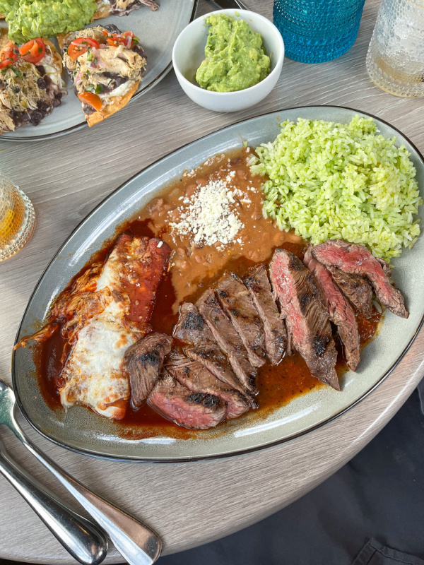 Skirt Steak entree at Bar Camino.