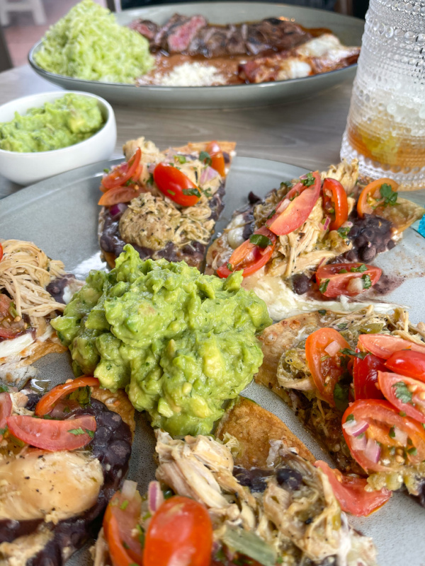 Nacho entree at Bar Camino.