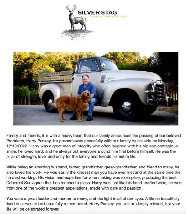 Harry R Parsley Obituary.