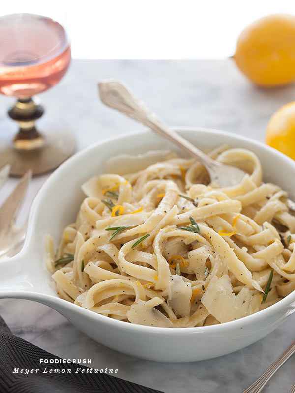 Meyer Lemon Fettuccini.