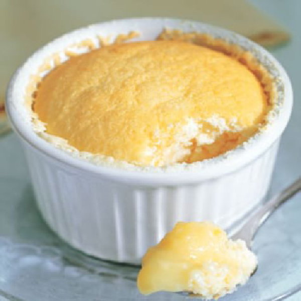 Meyer Lemon Pudding Cake.