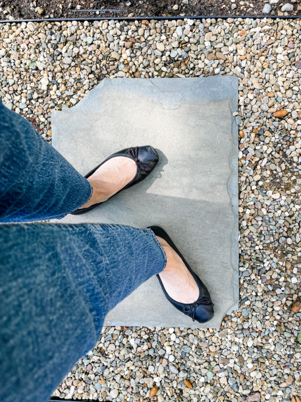 Jessica Simpson back ballet flats.