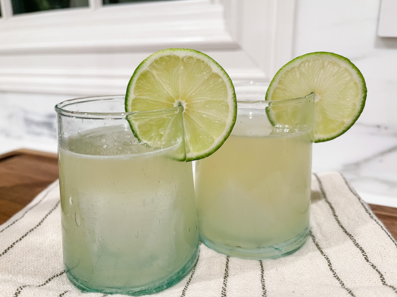 Yuzu Mezcal Margaritas.