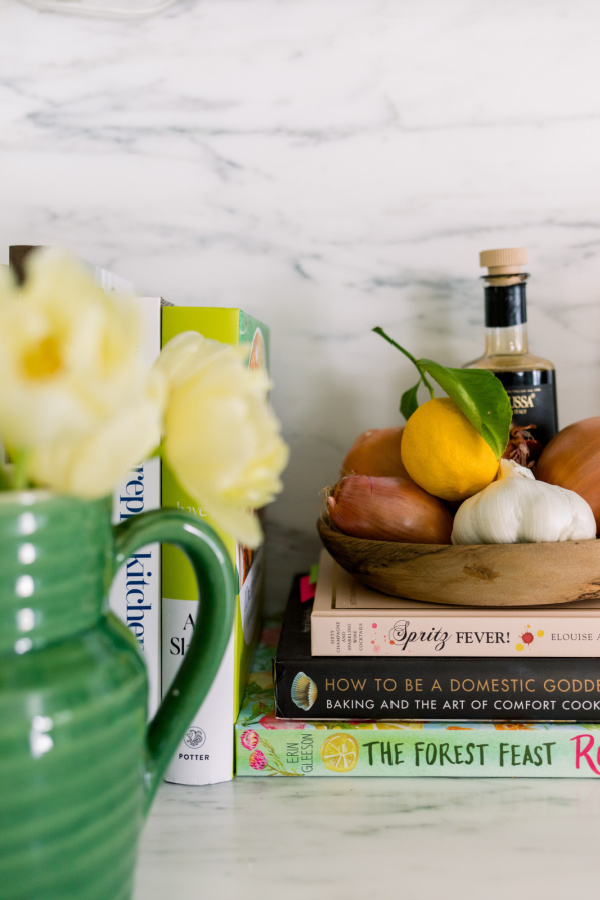 Kitchen counter vignette.