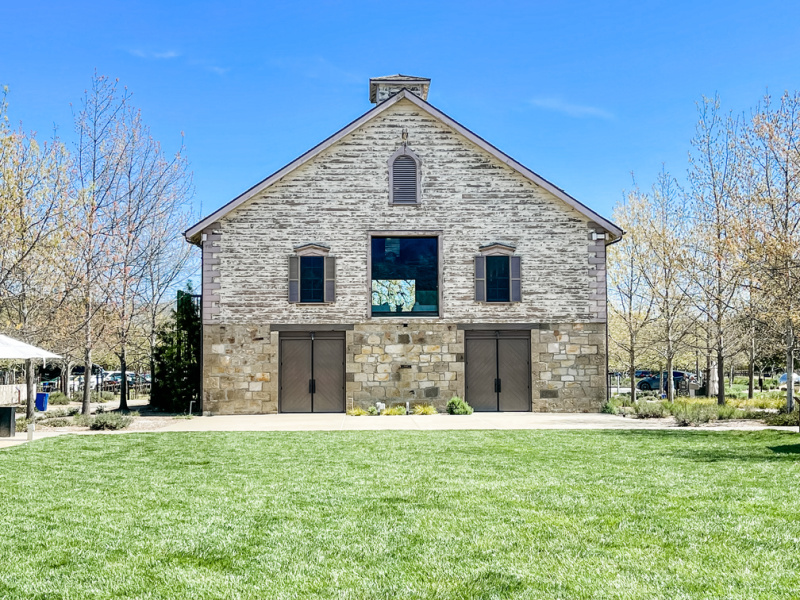 Bergfeld building at Hall Winery.
