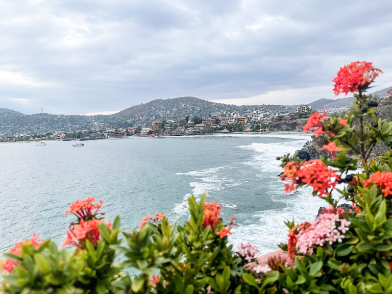 Zihautanejo, Mexico overlooking the bay.