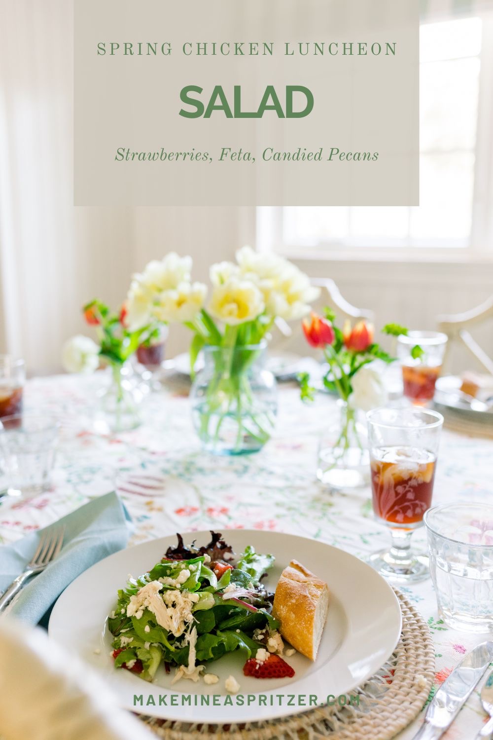 Spring Chicken Luncheon Salad Pin.