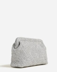 JCrew Woven Clutch.