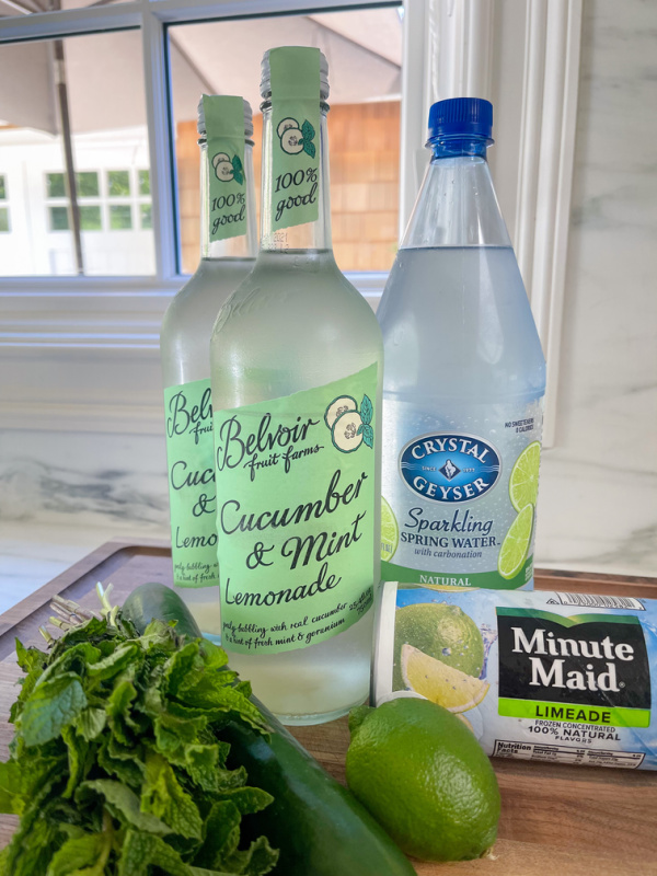 Cucumber Mint Lime Presse Ingredients