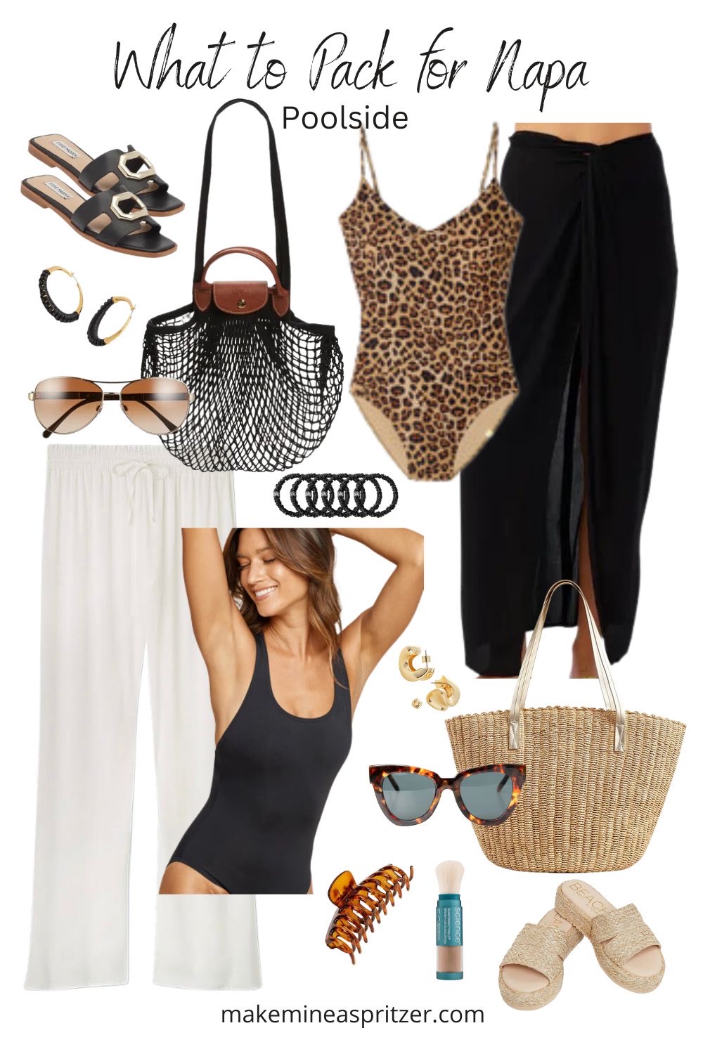 Napa Packing Poolside collage.