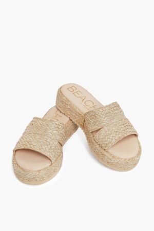 Tuckernuck woven platform sandal.