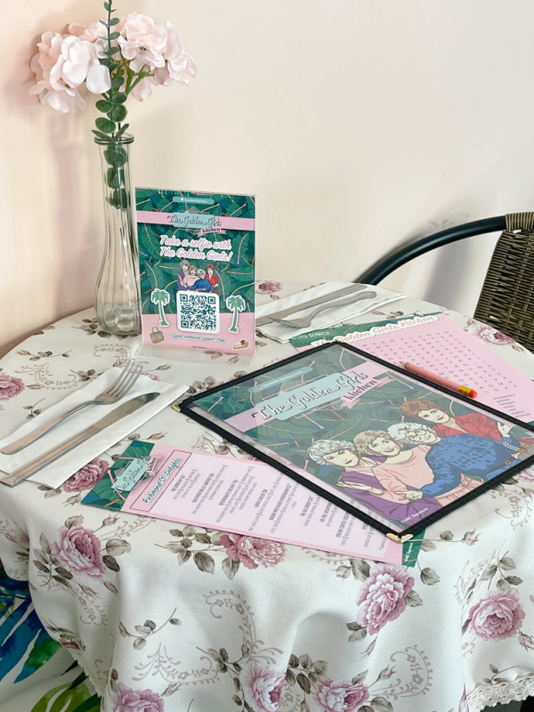 Golden Girls Pop up kitchen table.