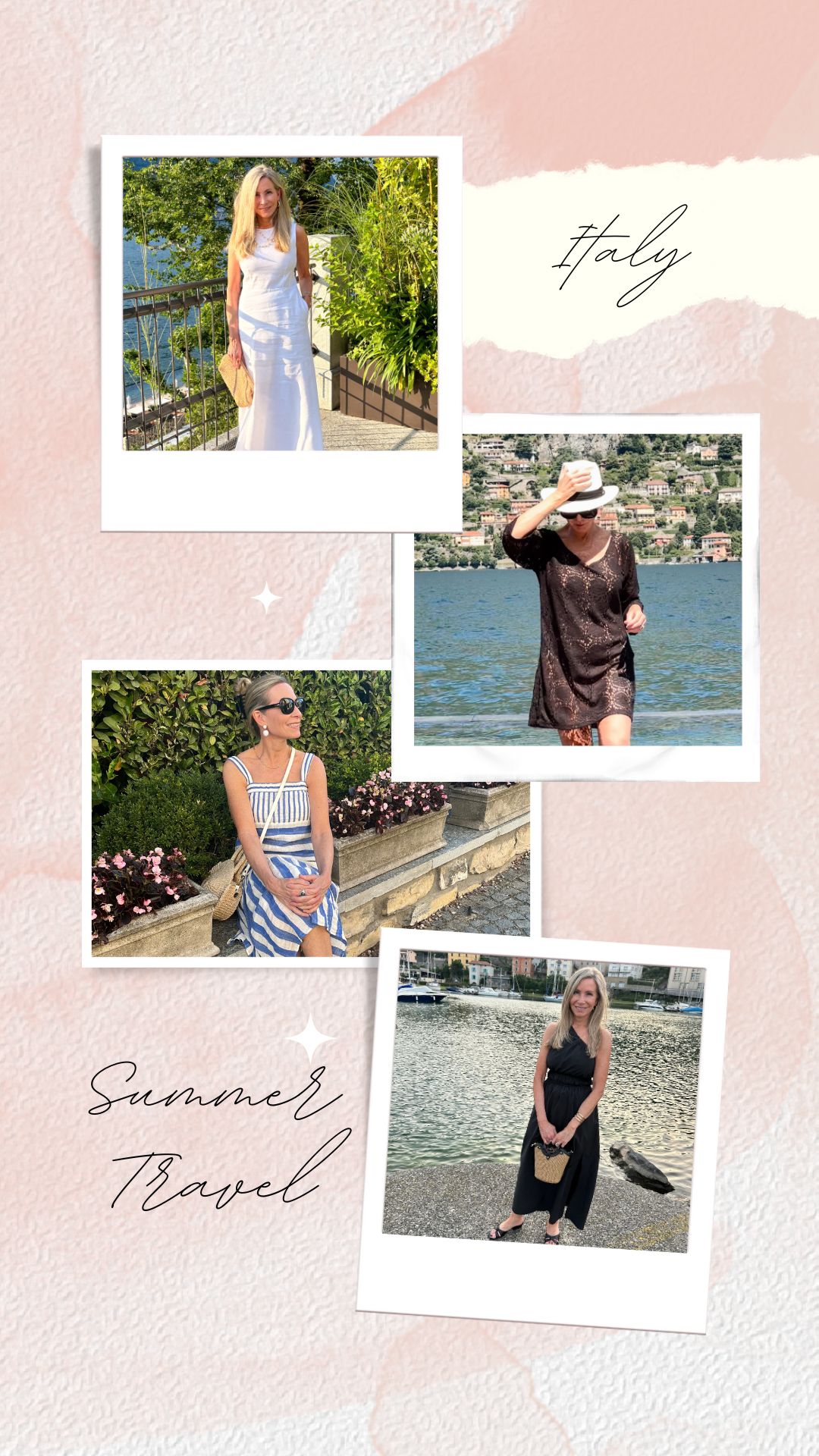 What I Wore in Italy post collage.