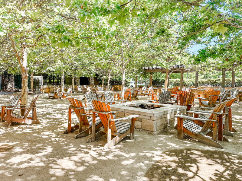 R&D Kitchen patio area.