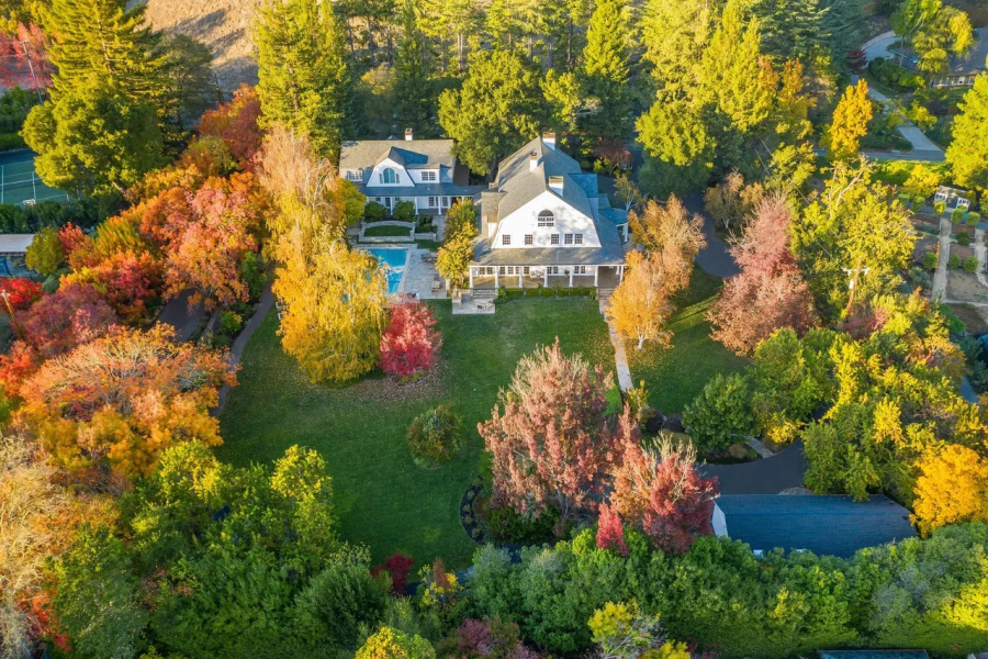 3947 Happy Valley Road overhead property shot.