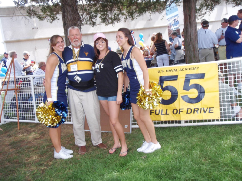 Navy Football tailgate party.