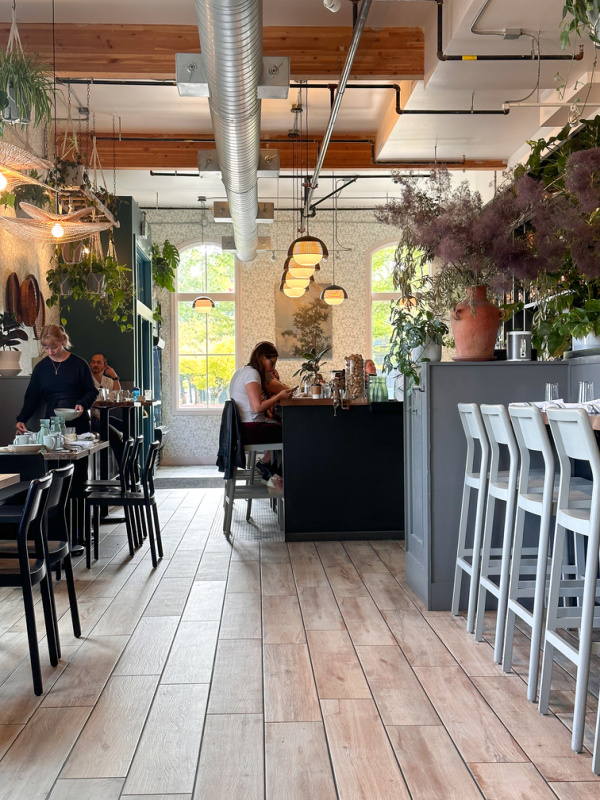 Cypress restaurant interior view.