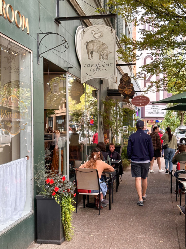 Crescent Cafe, McMinnville, Oregon.