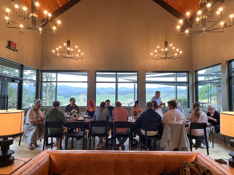 Resonance Wines private event in members room.