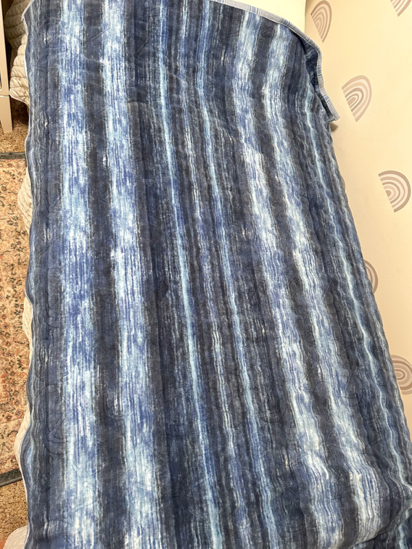 Backing fabric for quilt.