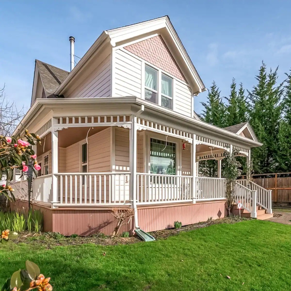 The Pink House Airbnb in McMinnville, Oregon