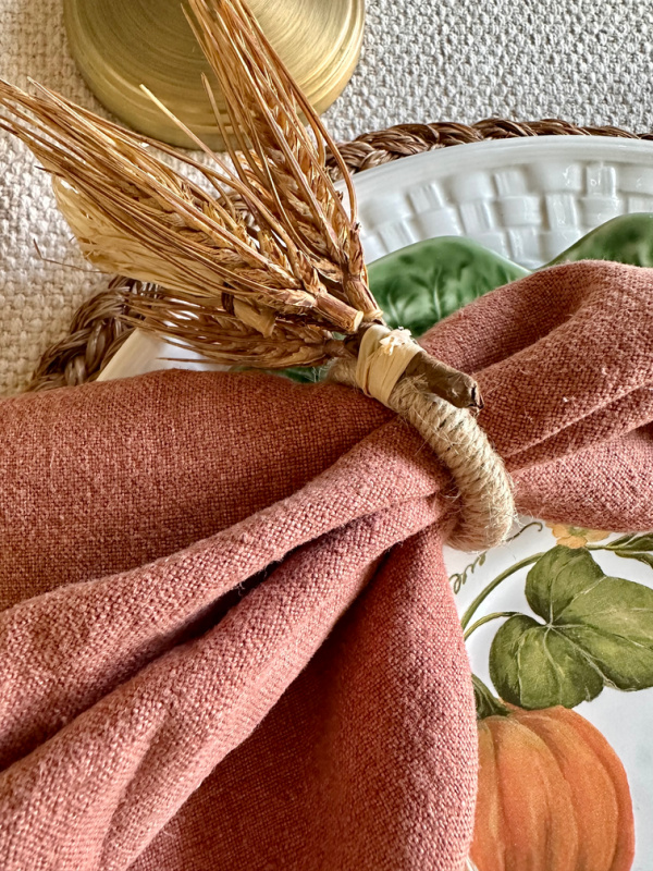 Thanksgiving place setting.