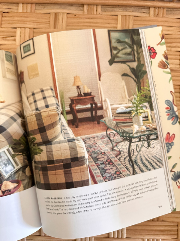 A page inside Heirloom Room book by Erin Napier.