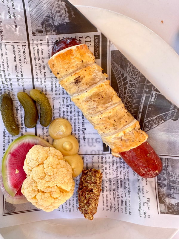 Cochon in a Blanket at Angele in Napa.