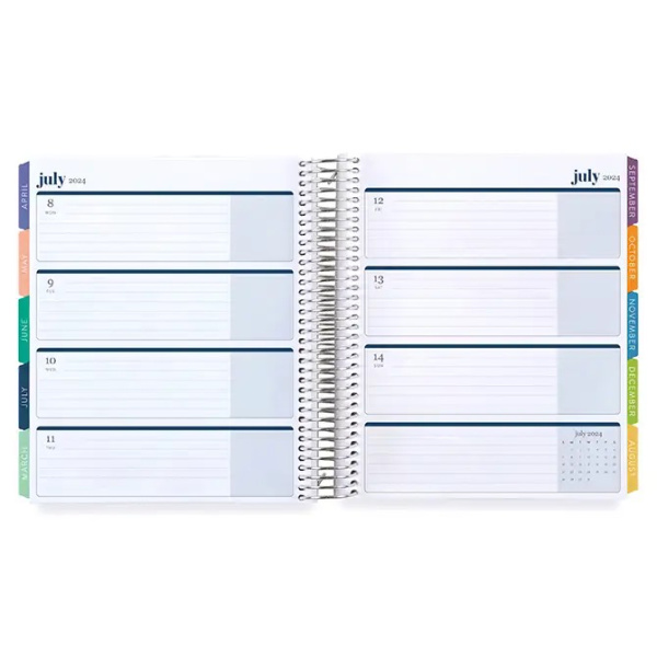 Erin Condren Life Planner weekly page layout.