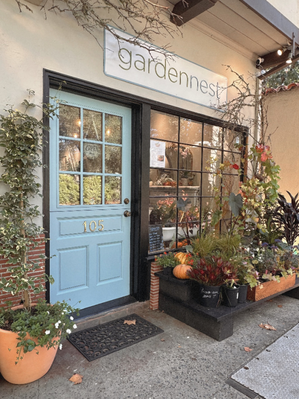 Garden Nest shop exterior in downtown Orinda.