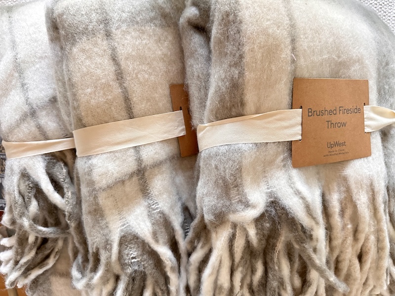 UpWest fleece throw blankets.