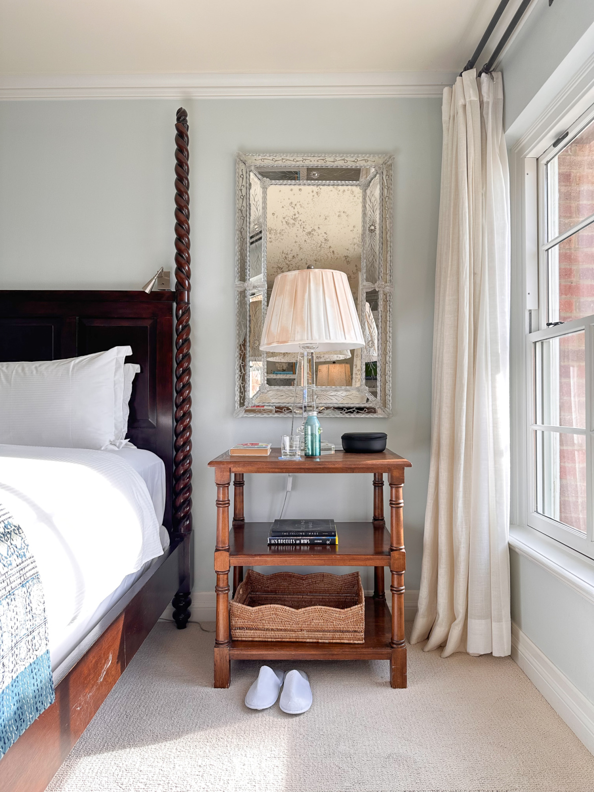 Hotel room at Casa Del Mar.