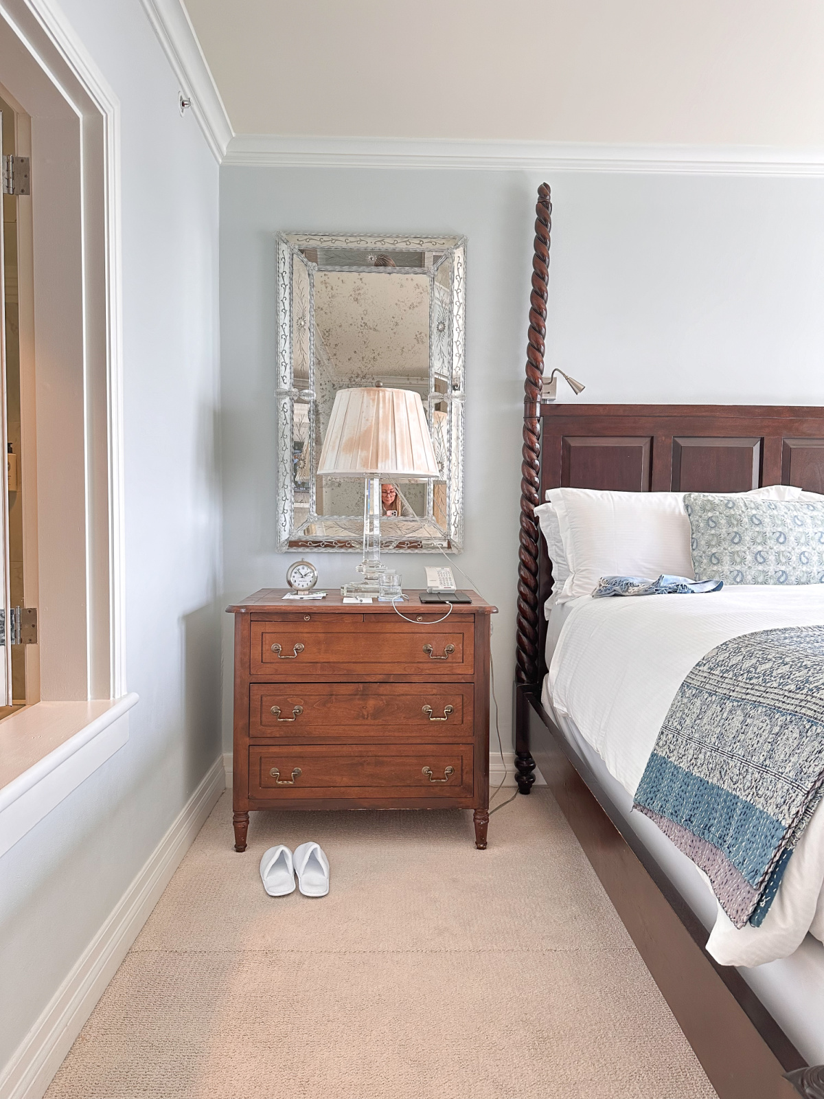 Hotel room at Casa Del Mar.