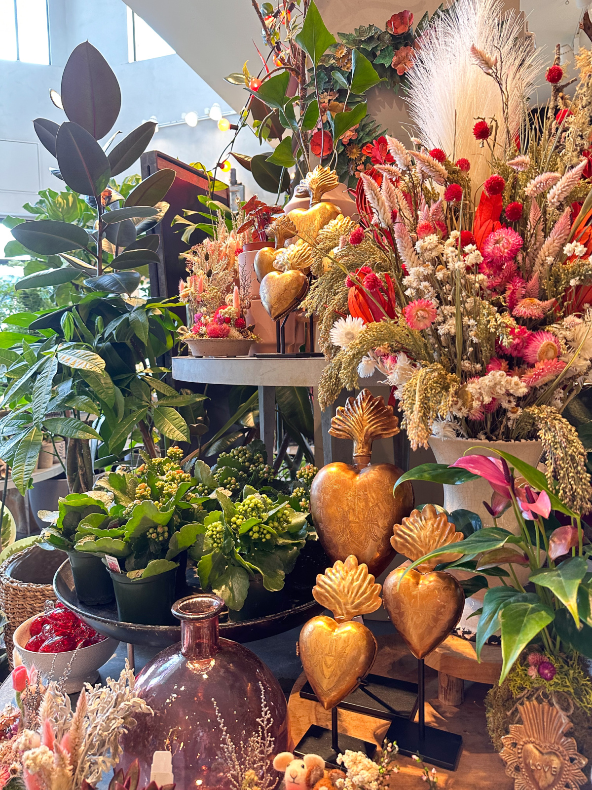 Terrain Shop Valentine Decor.