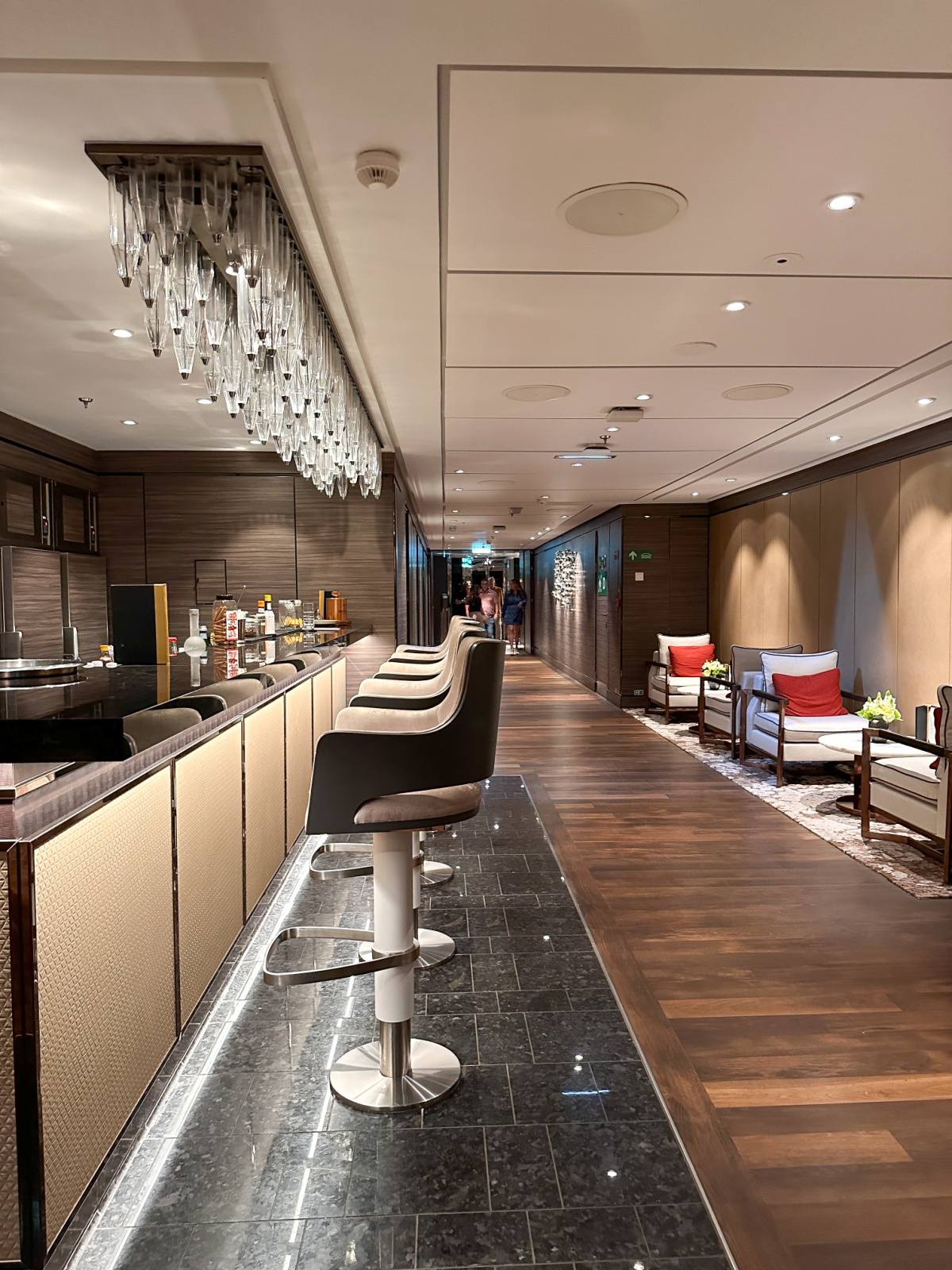 The Bar on Evrima yacht.