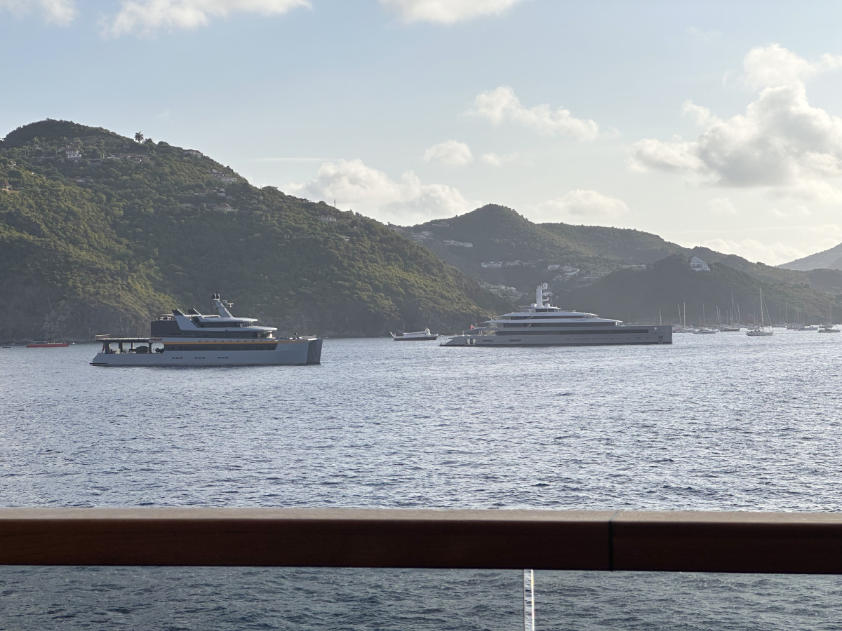 Gustavia, St. Barths from Evrima.