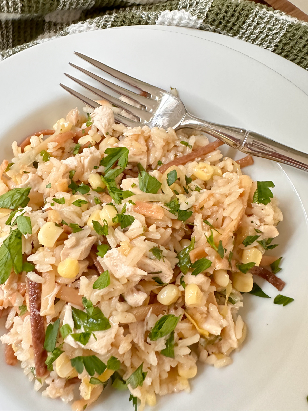 Lemon Chicken & Leek Pilaf.